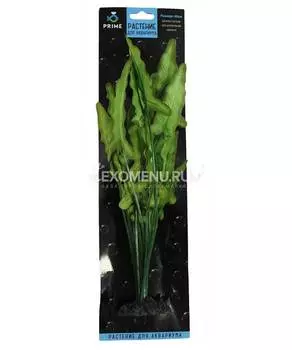 Растение шелковое PRIME Анубиас Хастифолия 40см