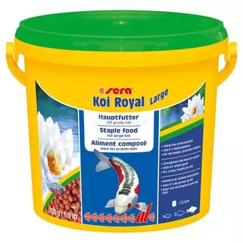 Сера Корм для прудовых рыб KOI ROYAL ST large 10 л (2 кг) ведро