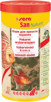 Корм для рыб основной в хлопьях Sera SAN NATURE 1000 мл 210 г (ПОД ЗАКАЗ)
