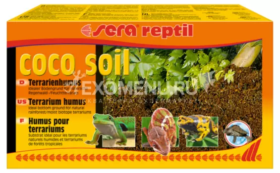 Sera Террариумный грунт Reptil Coco Soil