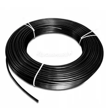 Шланг ПВХ в бухте 100 м гибкий D4 черный