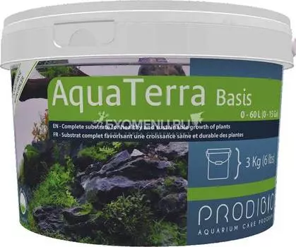 PRODIBIO Субстрат комплексный AquaTerra Basis, для растений, 3кг