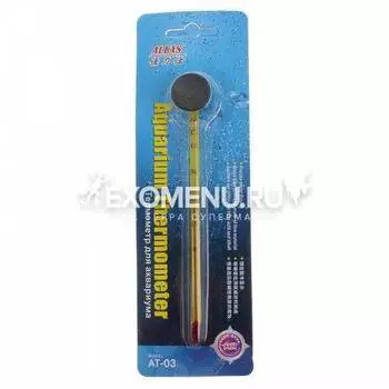 Термометр AT-03 стеклянный с присоской