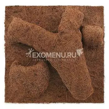 Террариумный фон из кокосового волокна для террариума 30х30 см
