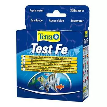 Тест для определения показателей качества воды на железо Tetra test Fe 10 ml пресн/море 756496