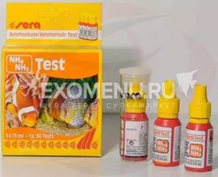 Тест для воды Sera NH4/NH3-Test 15 мл