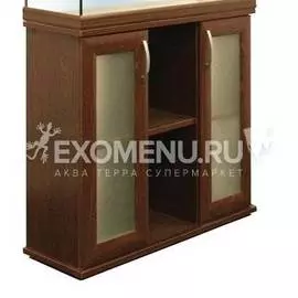 Тумба Aquatech(Классик) 100 л МДФ+СТ Беленый дуб/Беленый дуб, стекло