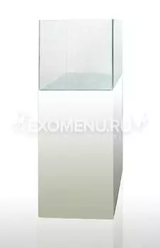 Тумба Blau Cabinet белая 45х45х80см +дверка 45х80см для аквариума blau cubic 91k