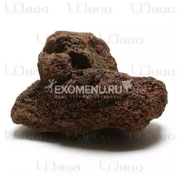 UDeco Brown Lava XXL - Натуральный камень "Лава коричневая" для оформления аквариумов и террариумов, цена за 1 кг.