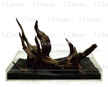 UDeco Chinese Driftwood L - Натуральная коряга "Китайская" для оформления аквариумов и террариумов, 1 шт.