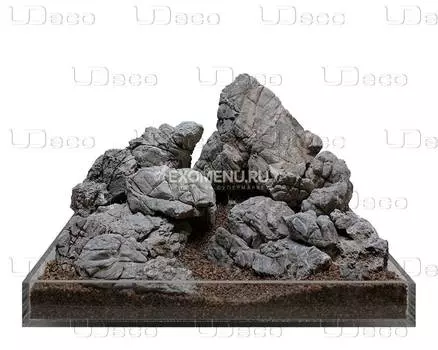 UDeco Elephant Stone MIX SET 30 - Натуральный камень "Слон" для оформления аквариумов и террариумов, упаковка 30 кг.