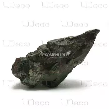 UDeco Grey Stone S - Натуральный камень "Серый" для оформления аквариумов и террариумов, 1 шт.