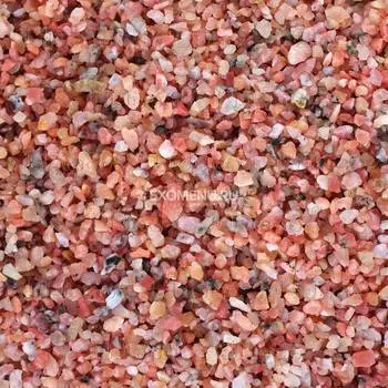 UDeco River Pink - Натуральный грунт для аквариумов "Розвый гравий", 3-4 мм, 6 л