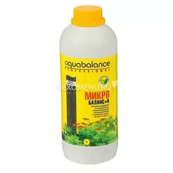 Удобрение для аквариумных растений Aquabalance Микро-баланс+К 1 л