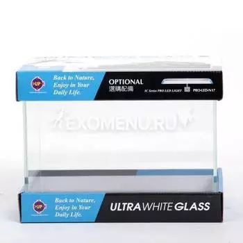 UpAqua Crystal Glass Tank Ultra White 9 литров
