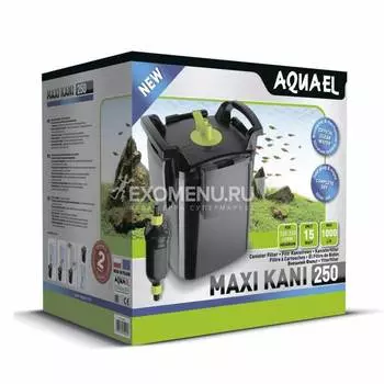 Внешний фильтр MAXI KANI 250, 1000 л/ч., (150-250л.), AQUAEL