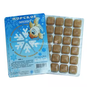 Замороженный корм Аква Меню Морское меню, блистер 100 мл.