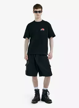 Футболка Jpeg "Red heart" Black FABLE