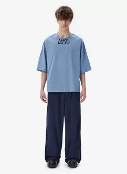 Футболка Say Less Blue FABLE