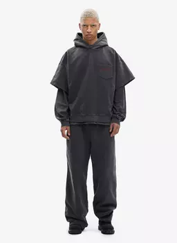 Худи с лонгсливом Night Graphite FABLE