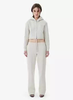 Худи Zip Crop Eternal Light Grey Melange FABLE