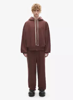 Худи zip Uniform Reddish Brown FABLE