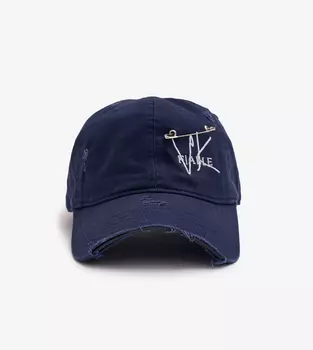 Кепка F | х VK Ripped Dark Blue FABLE