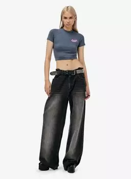 Кроп-топ Jpeg "Bubble" Graphite FABLE