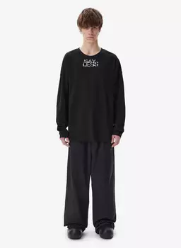 Лонгслив Say Less Black FABLE