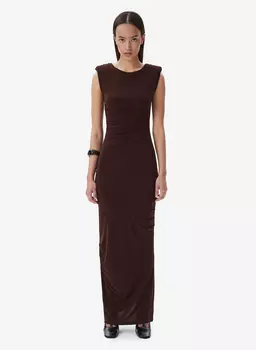 Платье Sleeveless Maxi Brown FABLE