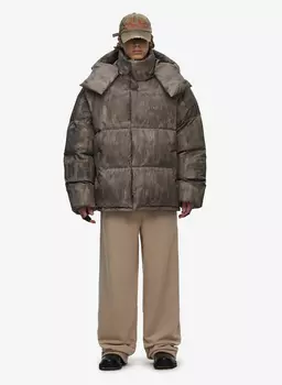 Пуховик Distressed Brown FABLE