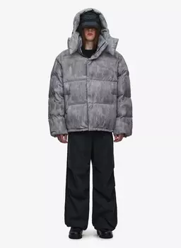 Пуховик Distressed Grey FABLE