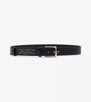 Ремень Embossed Logo Black FABLE