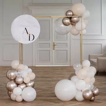 Арка-фотозона с шариками «Champagne»