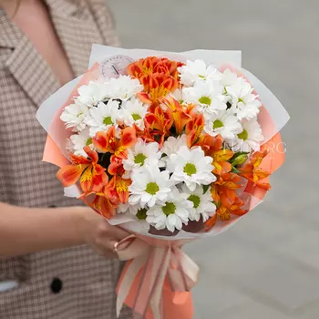 Букет «Апельсиновый закат»