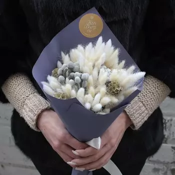 Букет из сухоцветов «Тёплый»