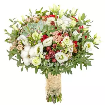 Букет невесты «Цветочная поляна»
