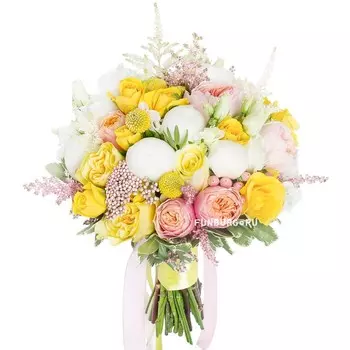 Букет невесты «Лимонад»