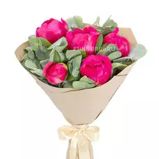 Букет пионов «Изабелла»