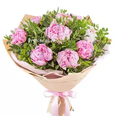 Букет пионов «Незабываемый сон»