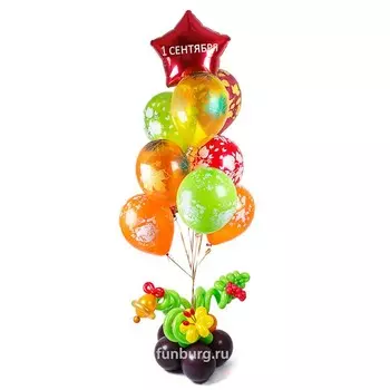 Букет шаров «Снова в школу»