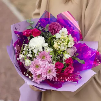 Букет Simple «Пурпурный»