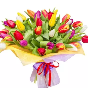 Букет тюльпанов «Незнакомка»