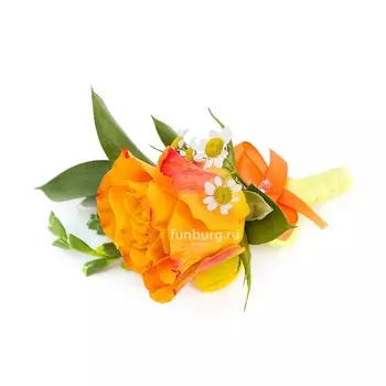 Бутоньерка «Солнечная леди»