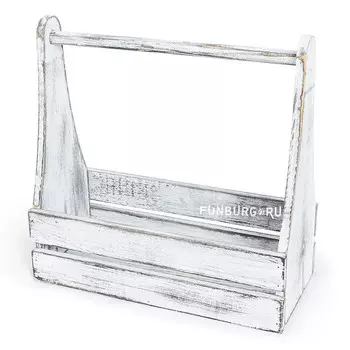 Деревянный ящик с ручкой «Под инструменты»