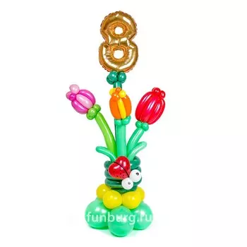 Фигура из шаров «8 Марта»