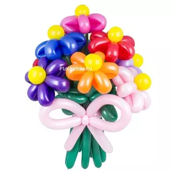 Цветы из шаров «Апрельский букет»