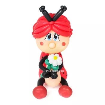 Фигура из шаров «Божья коровка»