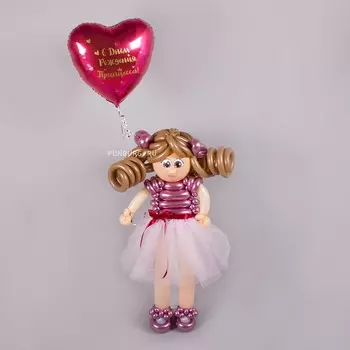Фигура из шаров «Девочка с воздушным шаром»