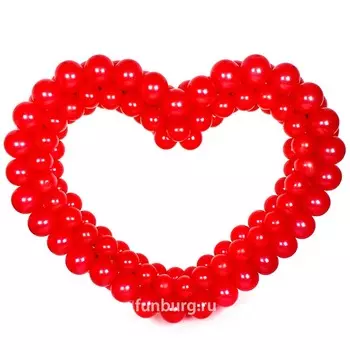 Фигура из шаров «Красное сердце»